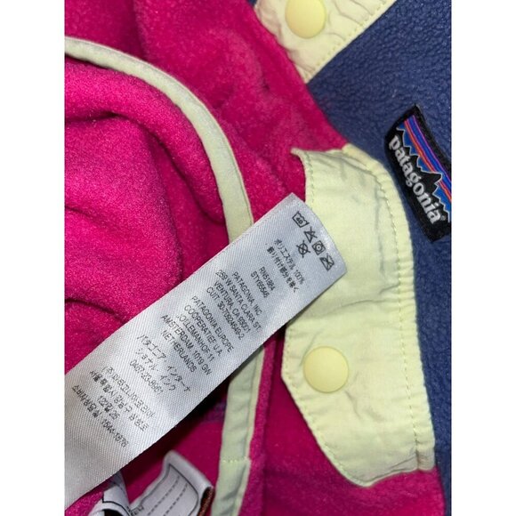 Patagonia Girls Synchilla Snap-T Pullover Fleece Women's Sweater Size Medium - Picture 8 of 8